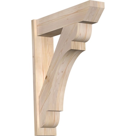 Ekena Millwork Olympic Slat Smooth Outlooker, Douglas Fir, 7 1/2"W x 30"D x 38"H OUT08X30X38OLY06SDF